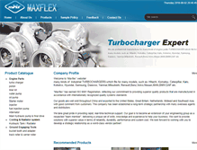 Tablet Screenshot of maxflex-industrial.com